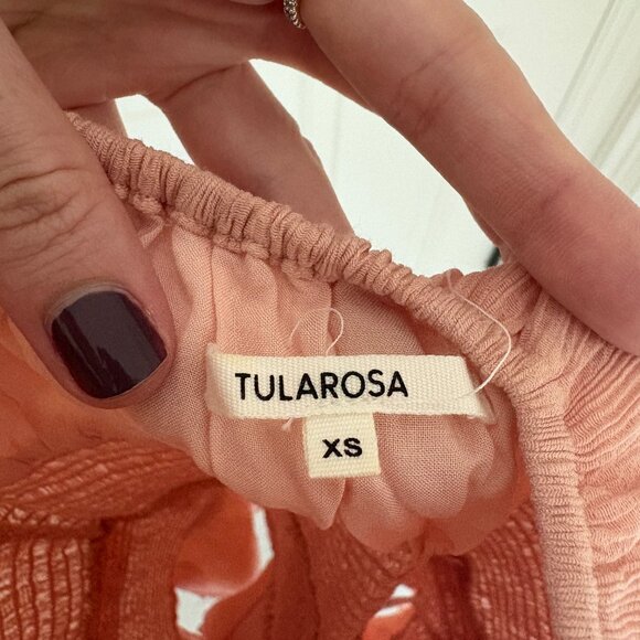 Tularosa Blush Pink Janine Mini Ruched dress - Picture 4 of 4